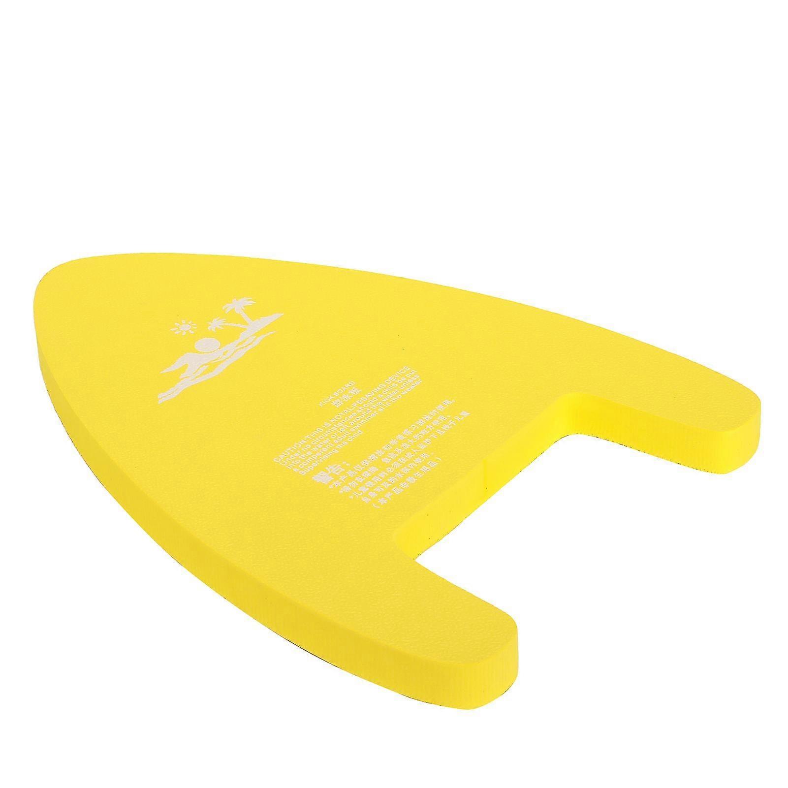 Yellow EVA A-Shape Floating Board for Beginners: Swimming Training Aid