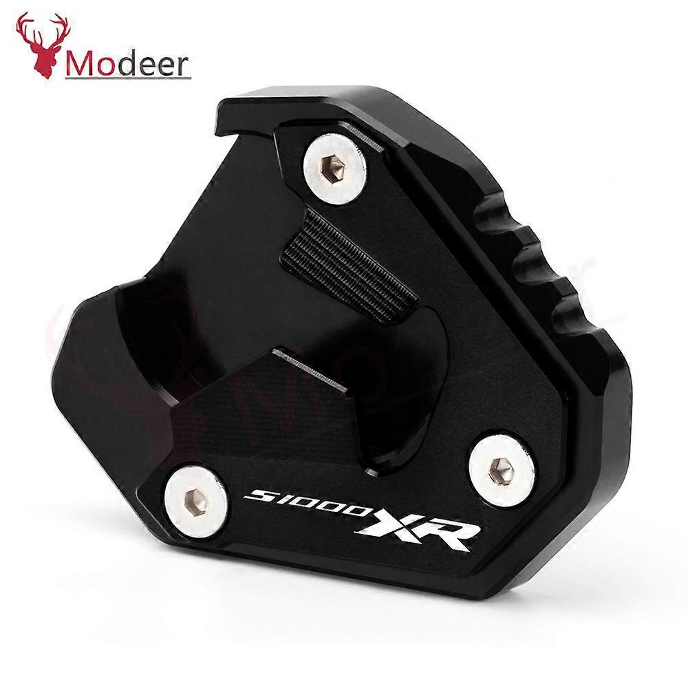 WHDsunQQ Pour BMW S1000XR S1000 XR S 1000 XR 2015 2016 2017 2018 Moto CNC Béquille Sidestand Extension Agrandisseur Pad Moto Plaque De Béquille (Color : 2