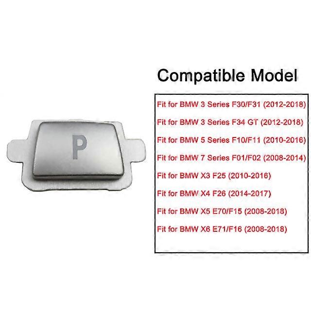 Gear Shift Knob P Parking Button Switch for 3 5 7 Series X3 X4 X5 X6 F30 F31 F34 F10 F11 F01 F02  E70 E71 F15 E16 Replacement