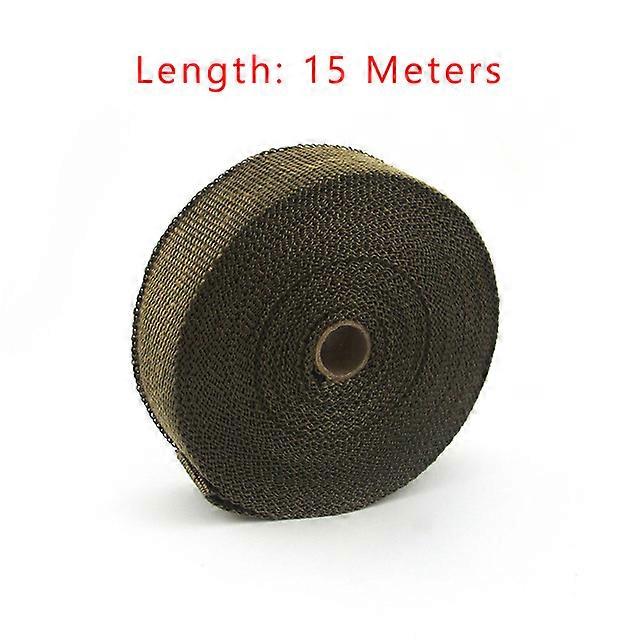 5M/10M/15M Motorcycle Exhaust Thermal Tape Header Car Styling Sound Heat Insulation Wrap High-Temperature Resistant