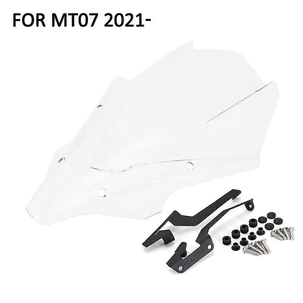 New For Yamaha MT-07 2021- MT07 MT 07 mt07 Motorcycle Accessories Windscreen Windshield Deflector Protector Wind Screen
