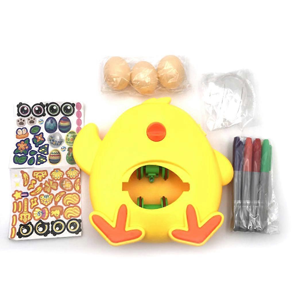 Happy Easter Egg Decoration Set Easter DIY Painted Eggs Painting Game Drawing