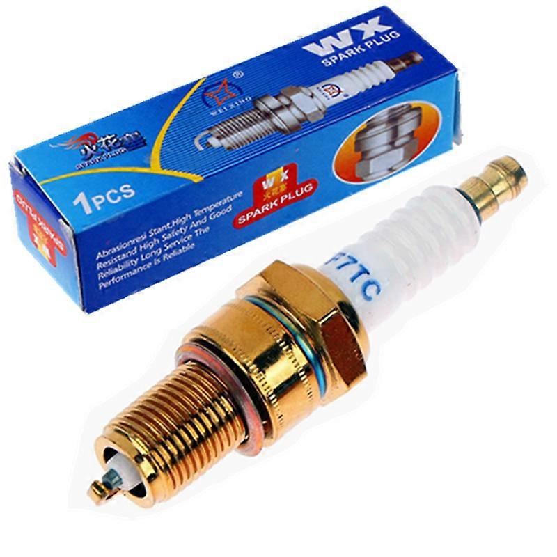 4*F7TC Spark plug gasoline generator Gold plated spark plug four-stroke gasoline micro-plowing matte kart burner