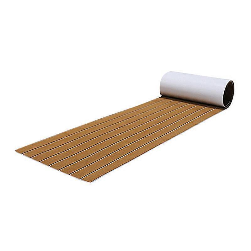 6MM Self Adhesive EVA Foam Teak Sheet Marine Boat Yacht Synthetic Decking Foam Floor Mat Flooring B