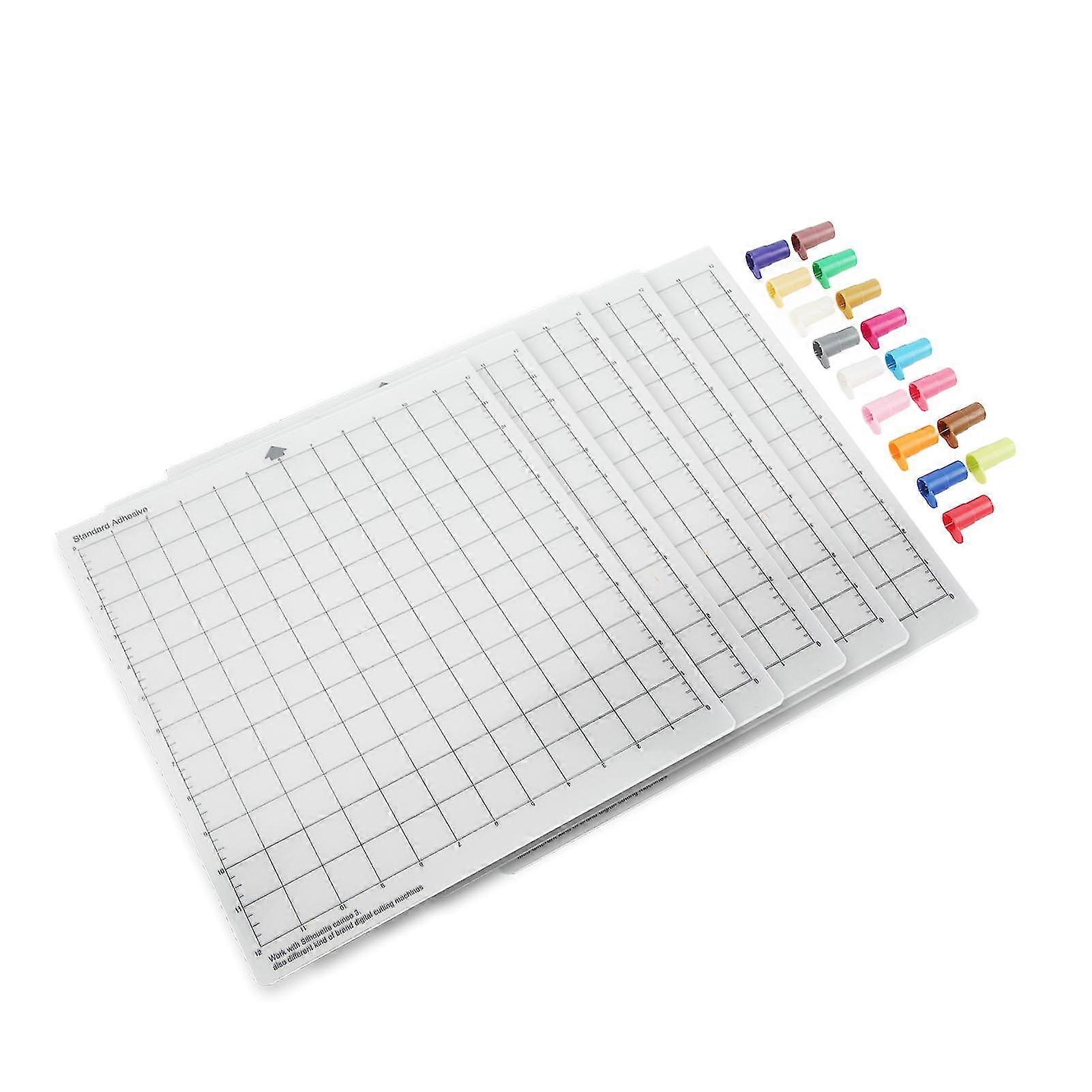 Adhesive Non Slip Cutting Mat - 5PCS | Cutting Machine Accessories - 17PCS