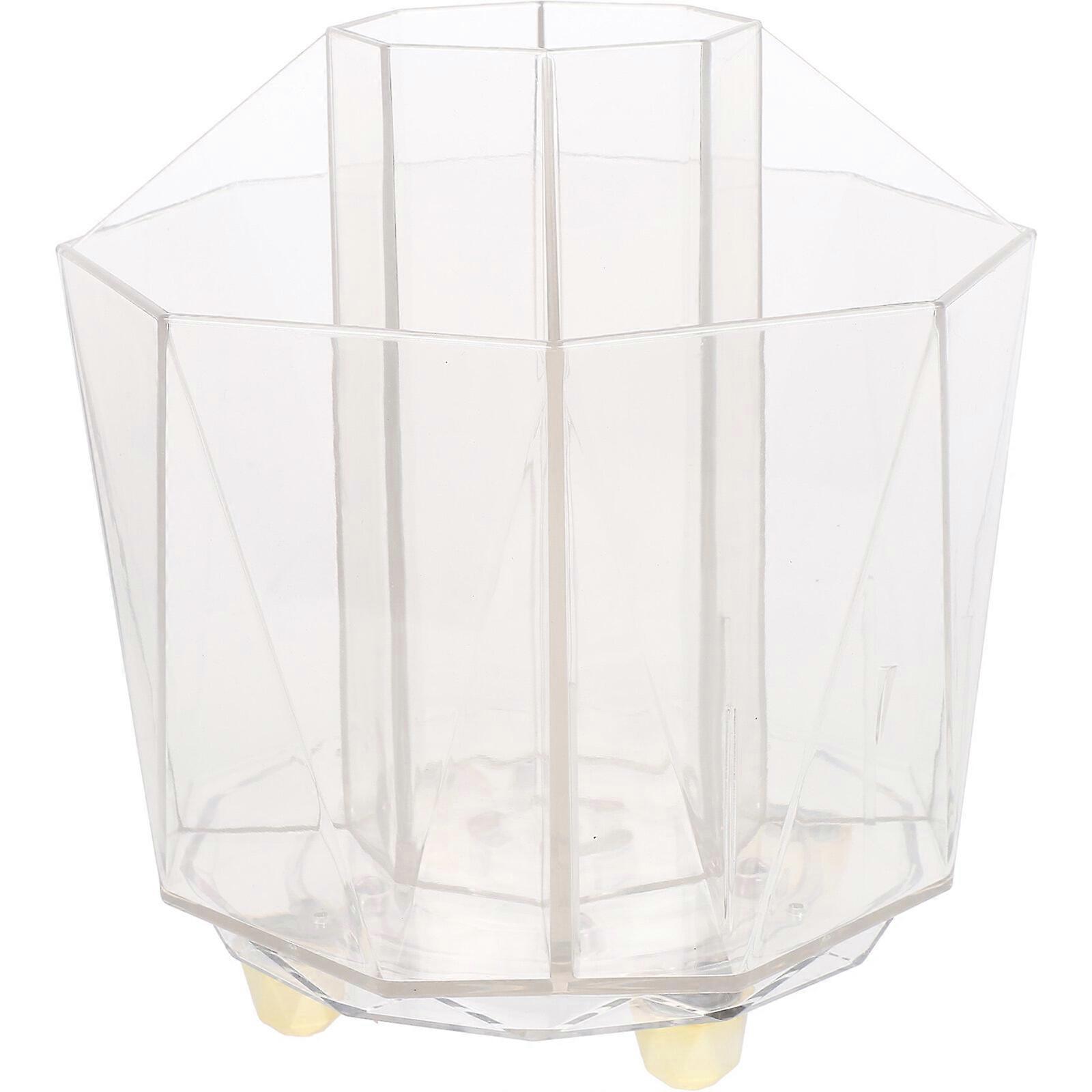 Rotating Makeup Brushes Holder Multi-functional Pencil Container Office Desk Organizer