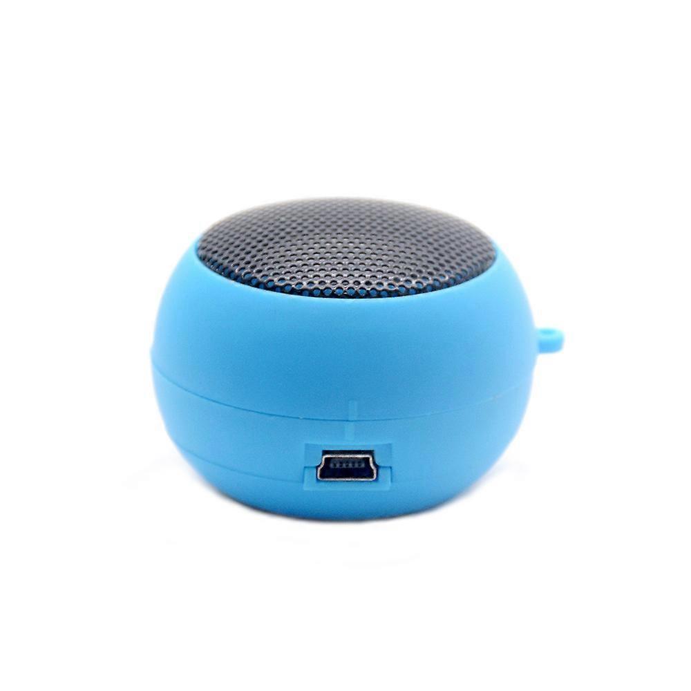 Mini Column Speaker Wired Stereo Sound Box Hamburger Shape Loudspeaker Audio Music Player for Mobile Phones Tablet