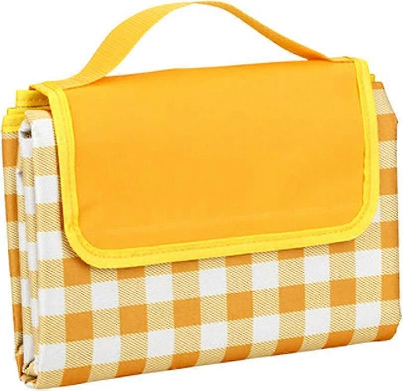 150 X 200 cm picnic blanket, outdoor picnic blanket waterproof large foldable beach blanket XXL with portable for outdoor, camping, park, BBQ