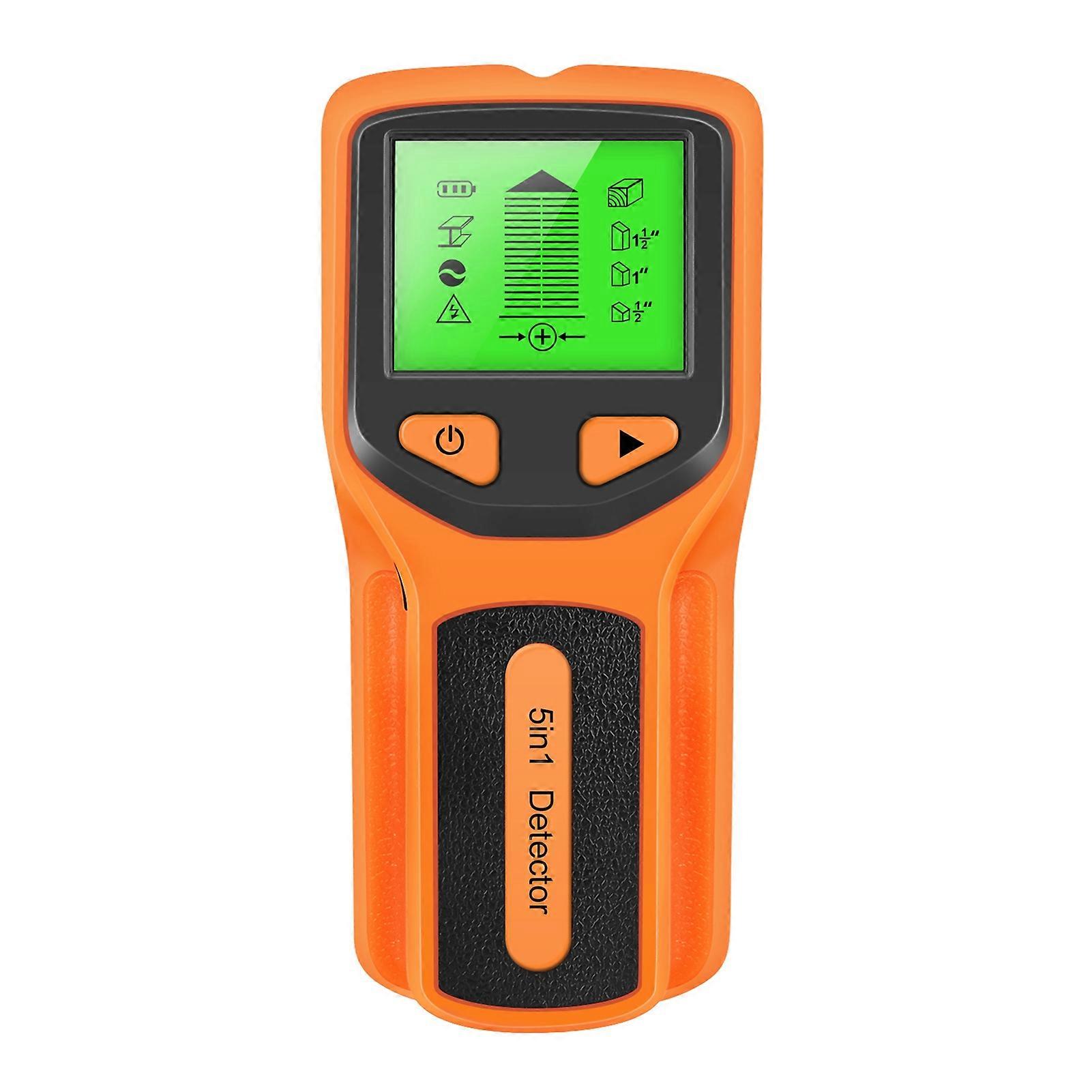 5 In 1 Multi-purpose Stud Finder Precise Positioning Ergonomic Design Hand-held Wall Scanner for Electrical Wiring JIKAIX