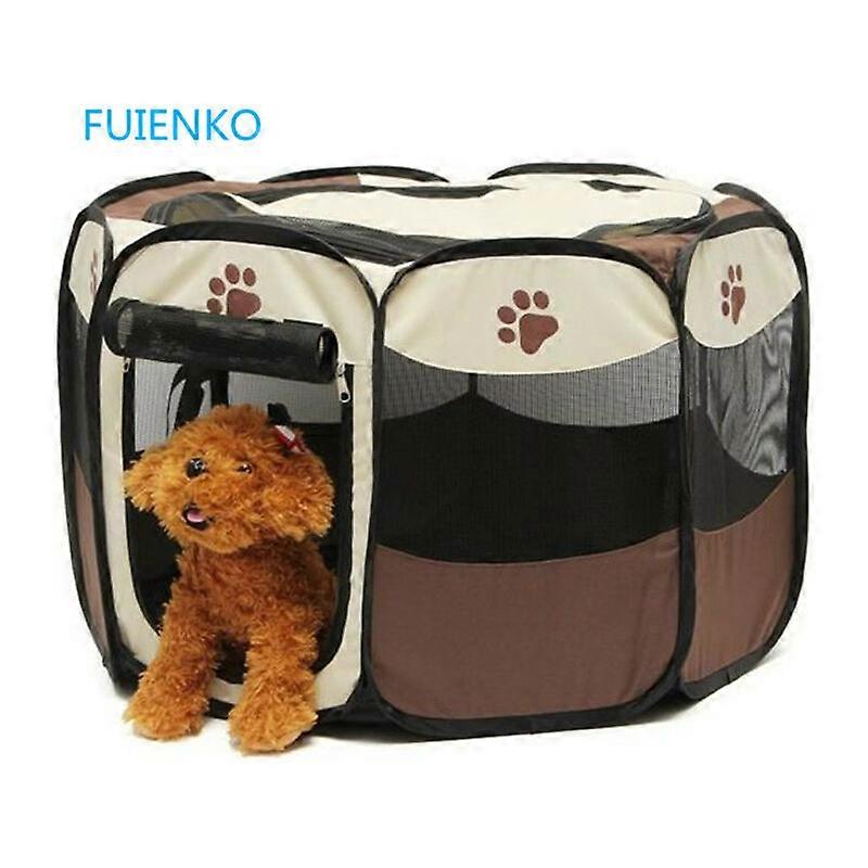 72x45cm Collapsible Octagonal Fence Puppy Playpen for Animals