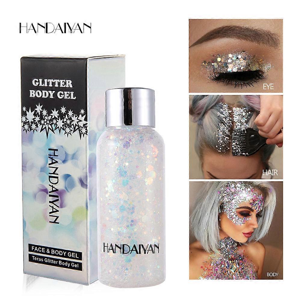 Flash Eye shadow Performance Night club stage makeup sequin body cream liquid foundation
