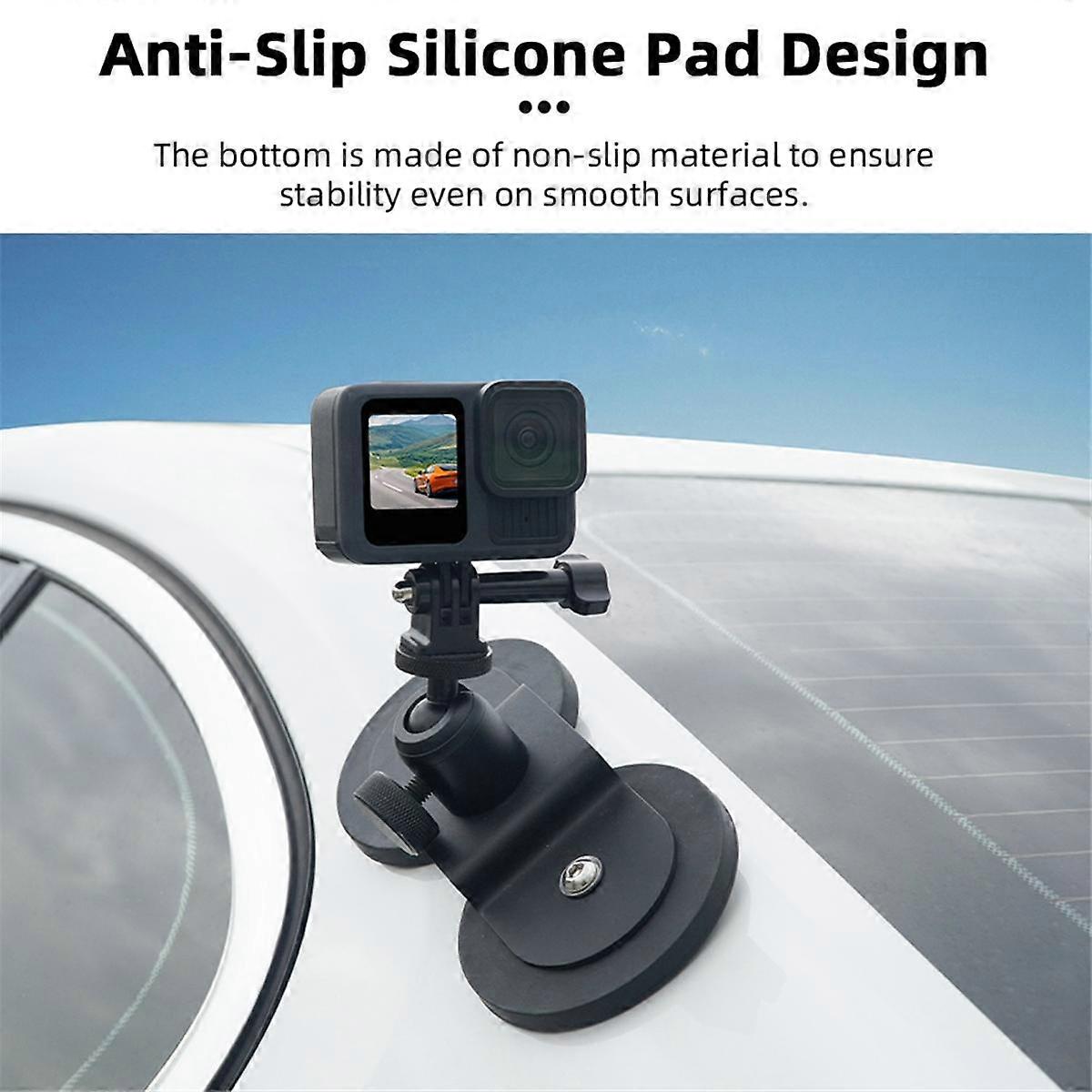 Magnet Camera Mount Car Mount with Magnets and 360 Rotation Ball for Action 5 Pro Pocket 3