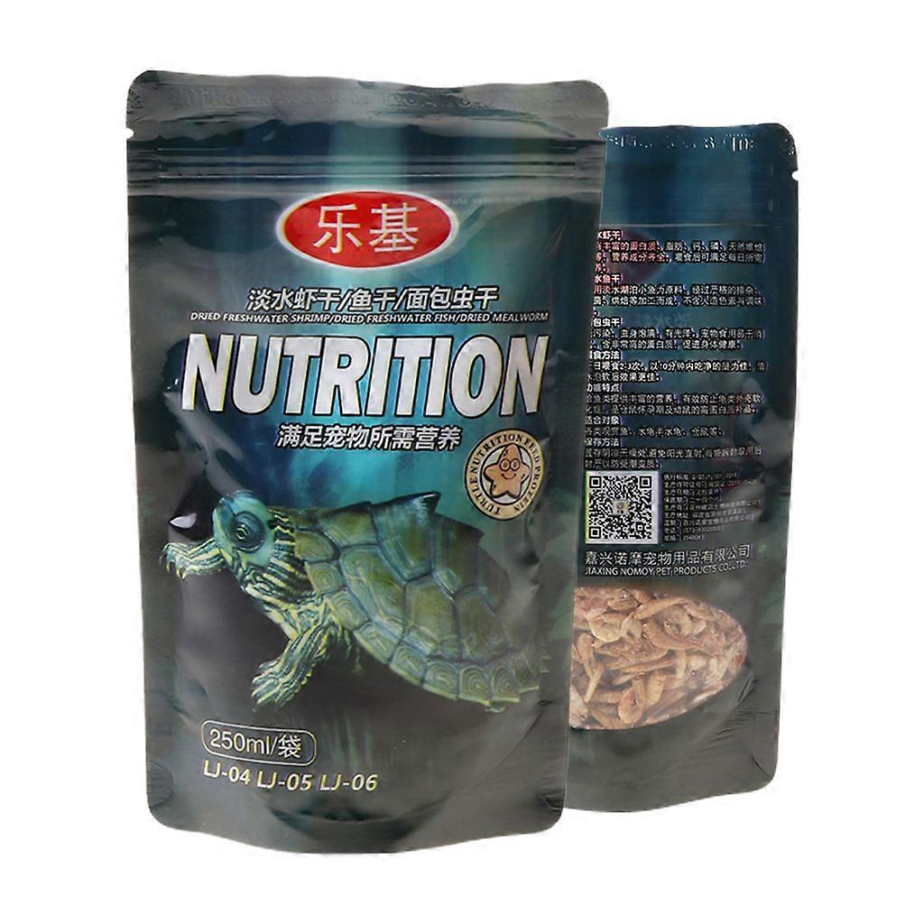 Getrocknete Garnelen Süßwasser 8 oz Futterfutter für Zierfisch Krabbenbuntbarsch 8Oz