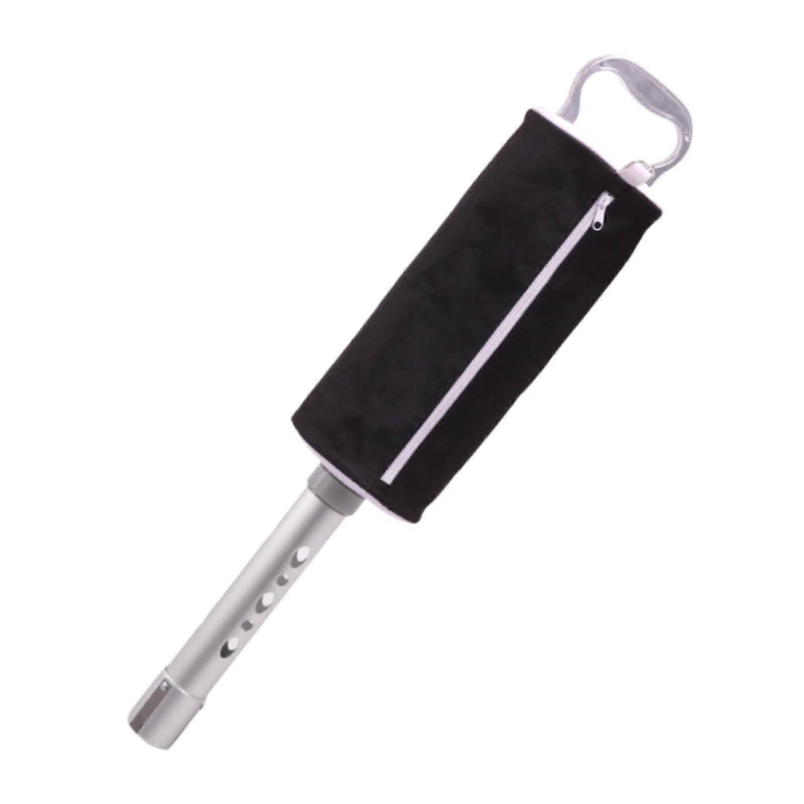 Golfbollsuppsamlare med ficka för golfare, röd