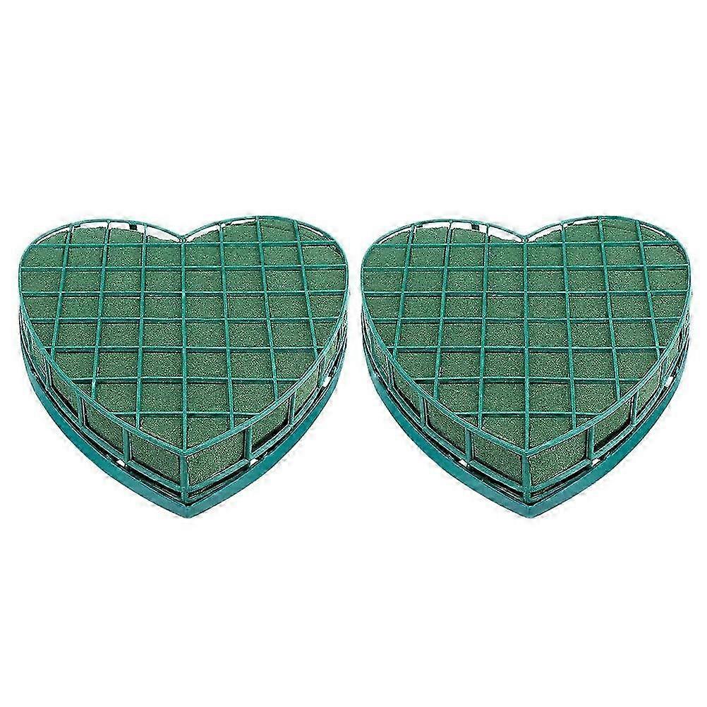 2 Pcs Green Decor DIY Flower Arrangement Kit Craft Blocks Wet Floral Foam Blocks Water Retaining Foam
