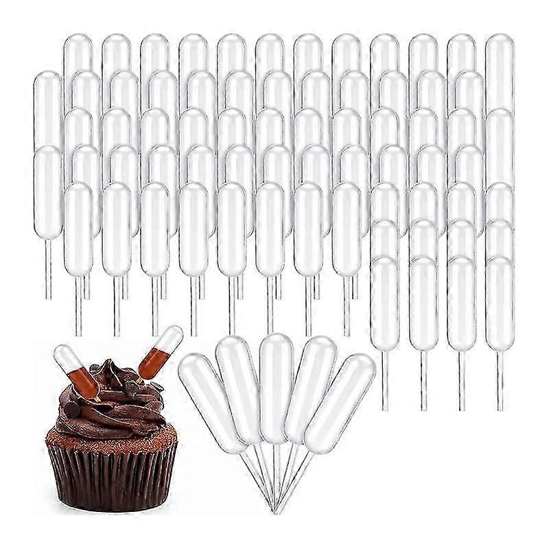 1000 Pcs 4 Ml Plastic Pipettes Squeeze Transfer Dropper Disposable Liquid Dropper Transfer Pipettes