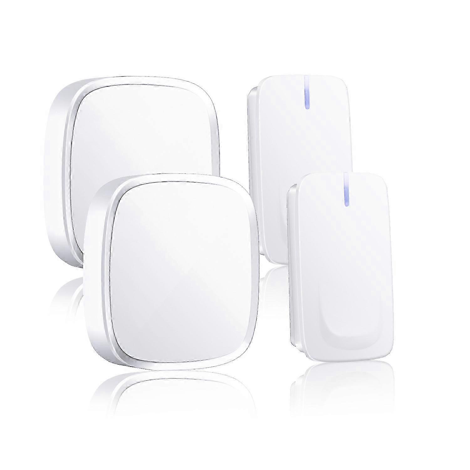 A710 2-to-2 Wireless Doorbell for Elderly, Home, Smart Remote Control