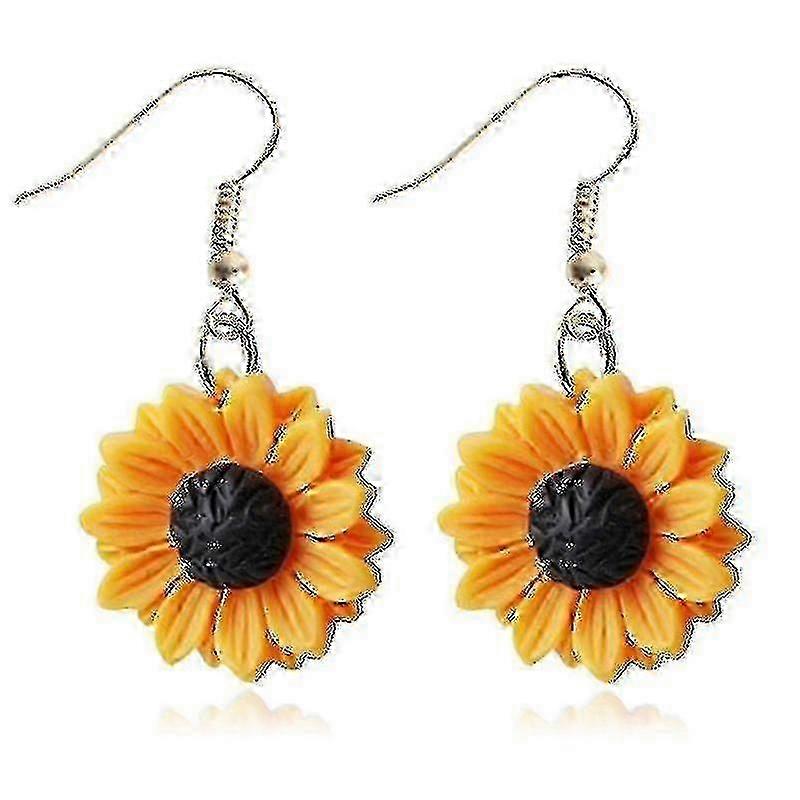 Sunflower Drop Earrings Personalized Earrings For The Beautiful Self------product Code 64611