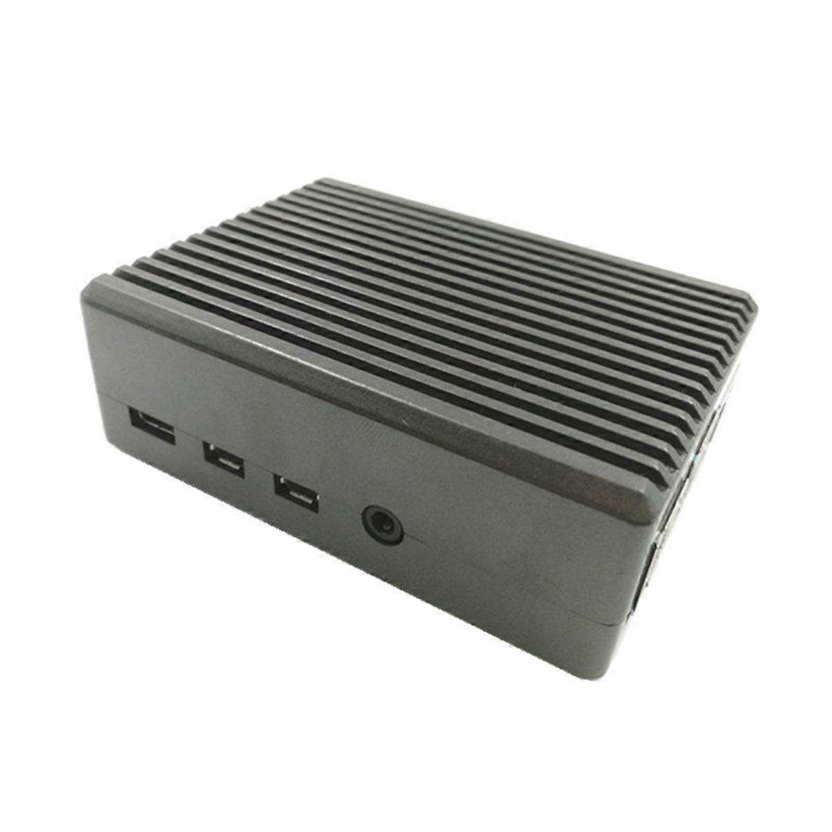 Aluminum Alloy Case for 4 Metal Shell Passive Cooling Enlosure Case for 4 Model B Gray