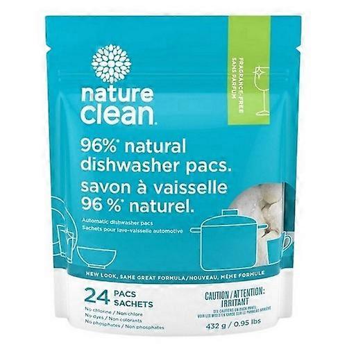 Nature Clean Automatic Dishwasher Pacs Unscented, 432 Grams (Case Of 8)
