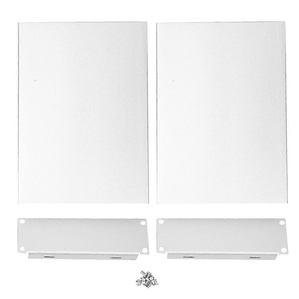 Split Type Aluminum Cooling Case Electronic DIY Instrument Project Enclosure Circuit Board Box 33 x 