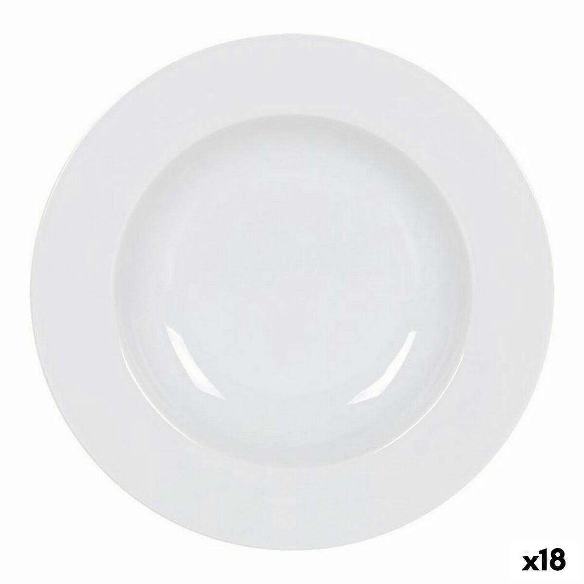 Diep bord La Mediterránea Felit 22 x 22 x 3 cm (18 stuks) (ø 22,5 cm)
