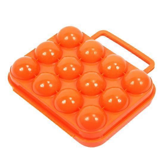 Egg Storage Box Food Grade Waterproof ABS Multiple Grids Egg Container for Camping