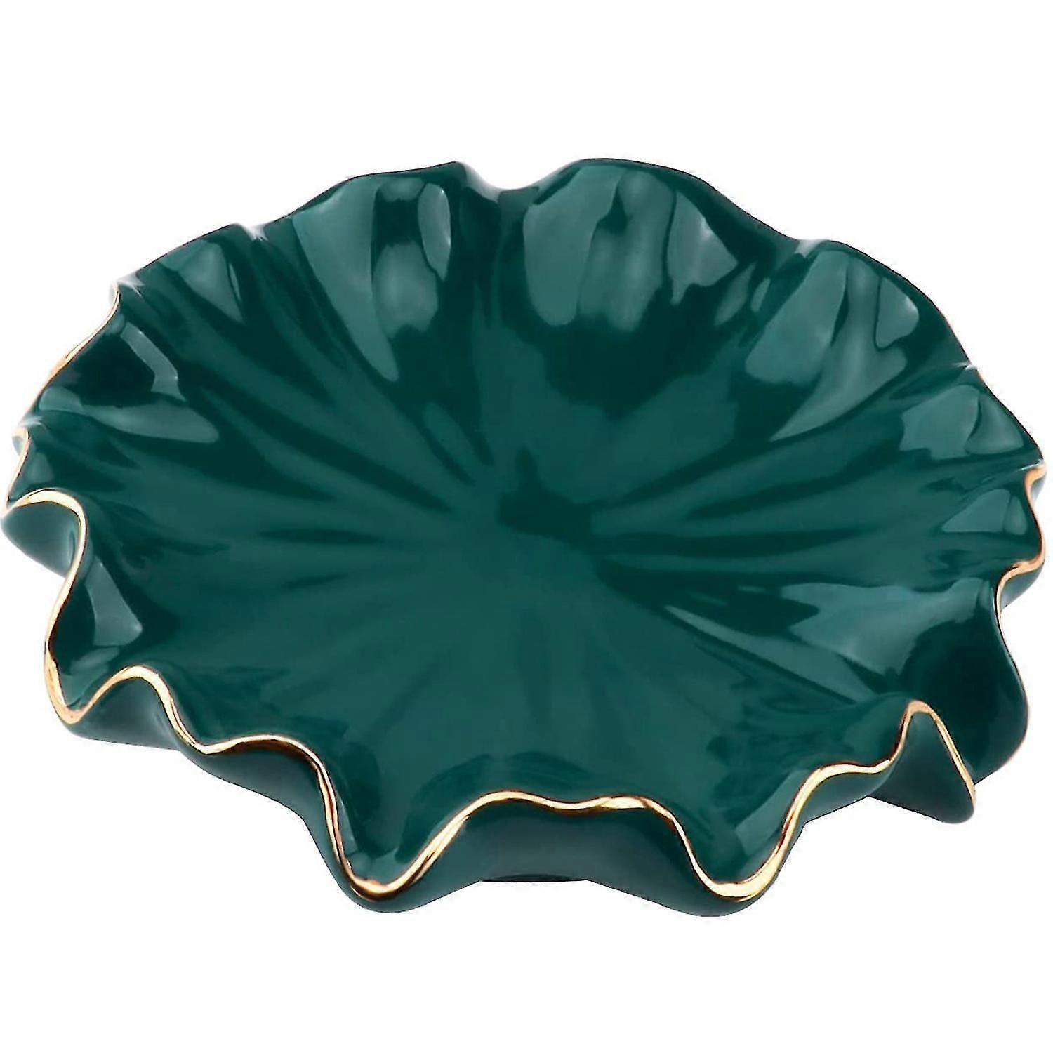 Soap Dish, Ceramic Soap Tray, Soap Case Holder For Bathroom Shower Waterfall Drainer Kitchen