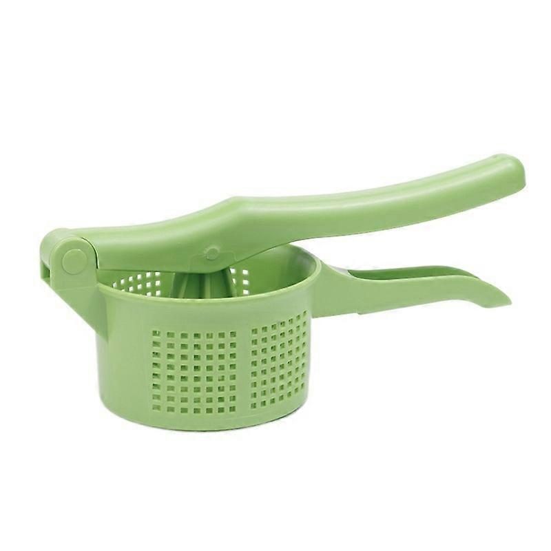 Potato Ricer and Masher Tool, Green Vegetable Press Squeezer for Smooth Mashed Potatoes and Purees in Kitchen