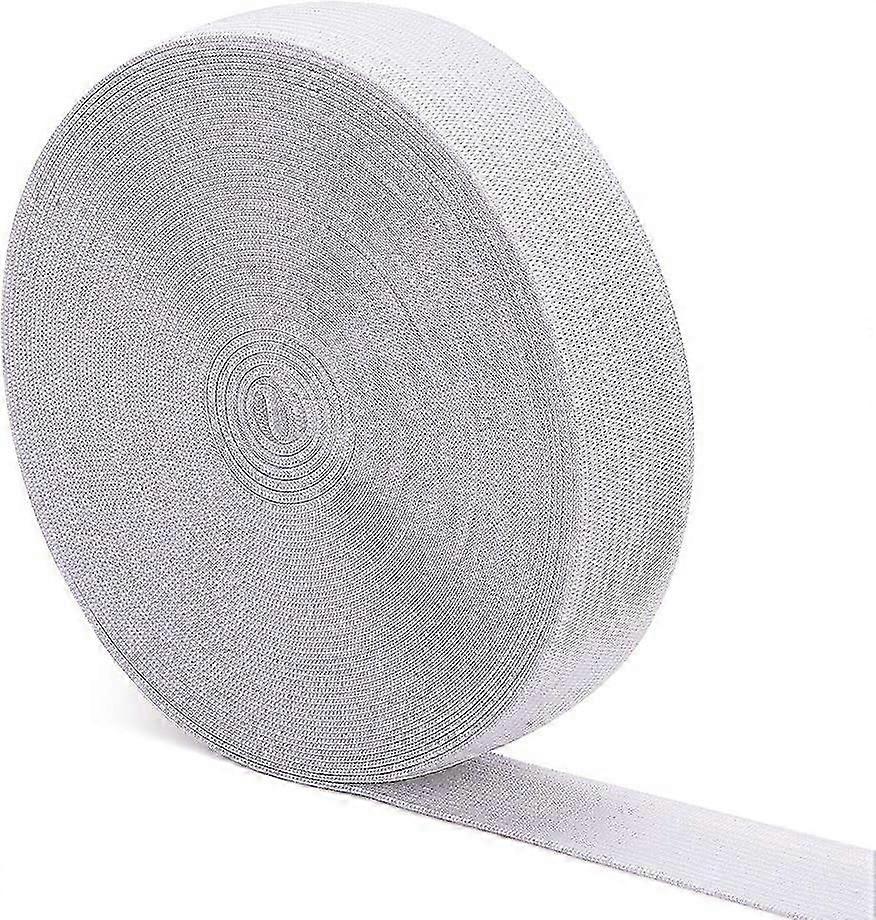 Elastic Bands for Sewing White 1 Inch 12 Yard High Elasticity Knit Spool Sewing