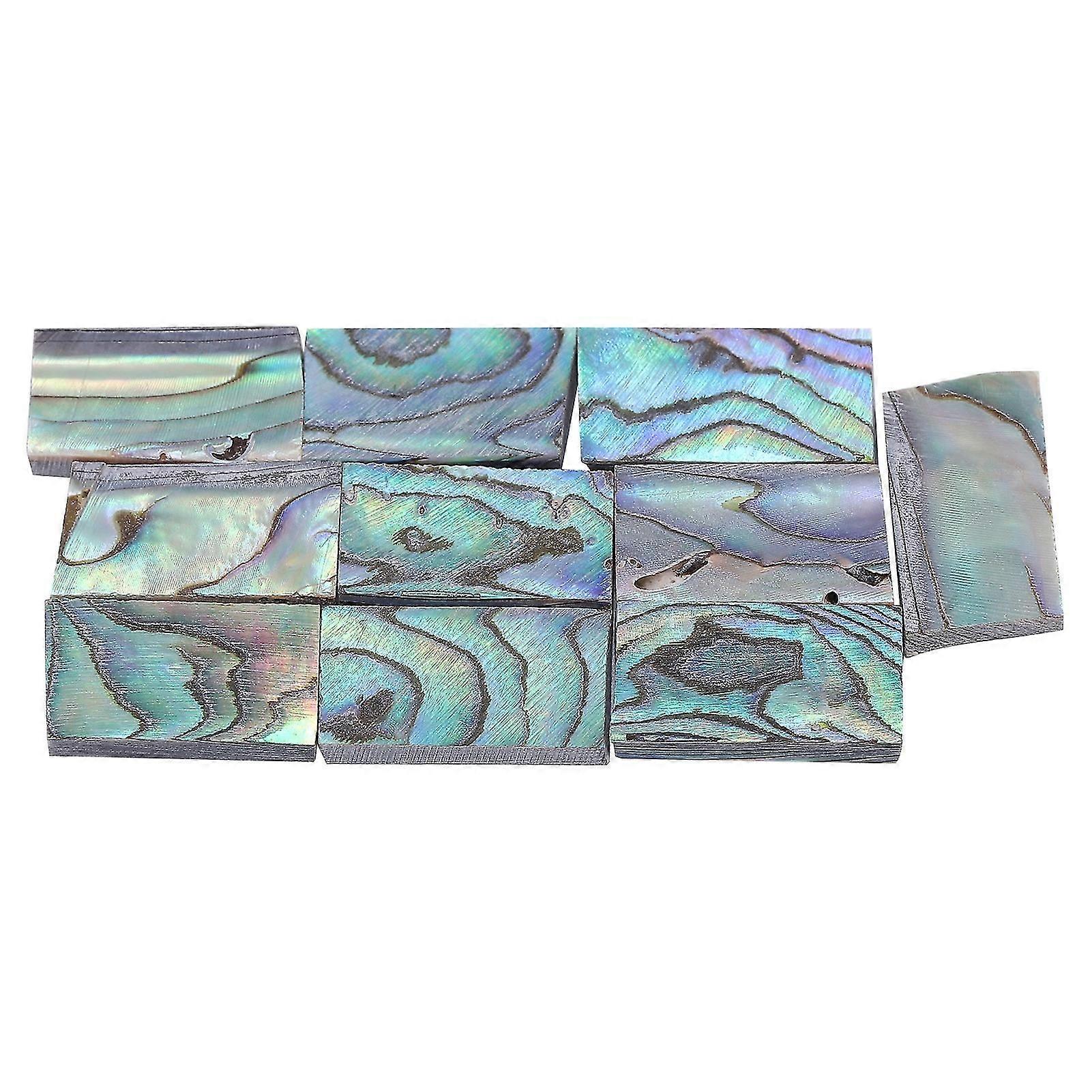 10pcs Abalone Shell ένθετο φυσικό υλικό ένθετων κιθάρων Υλικά ένθετων ταστιέρας κιθάρας