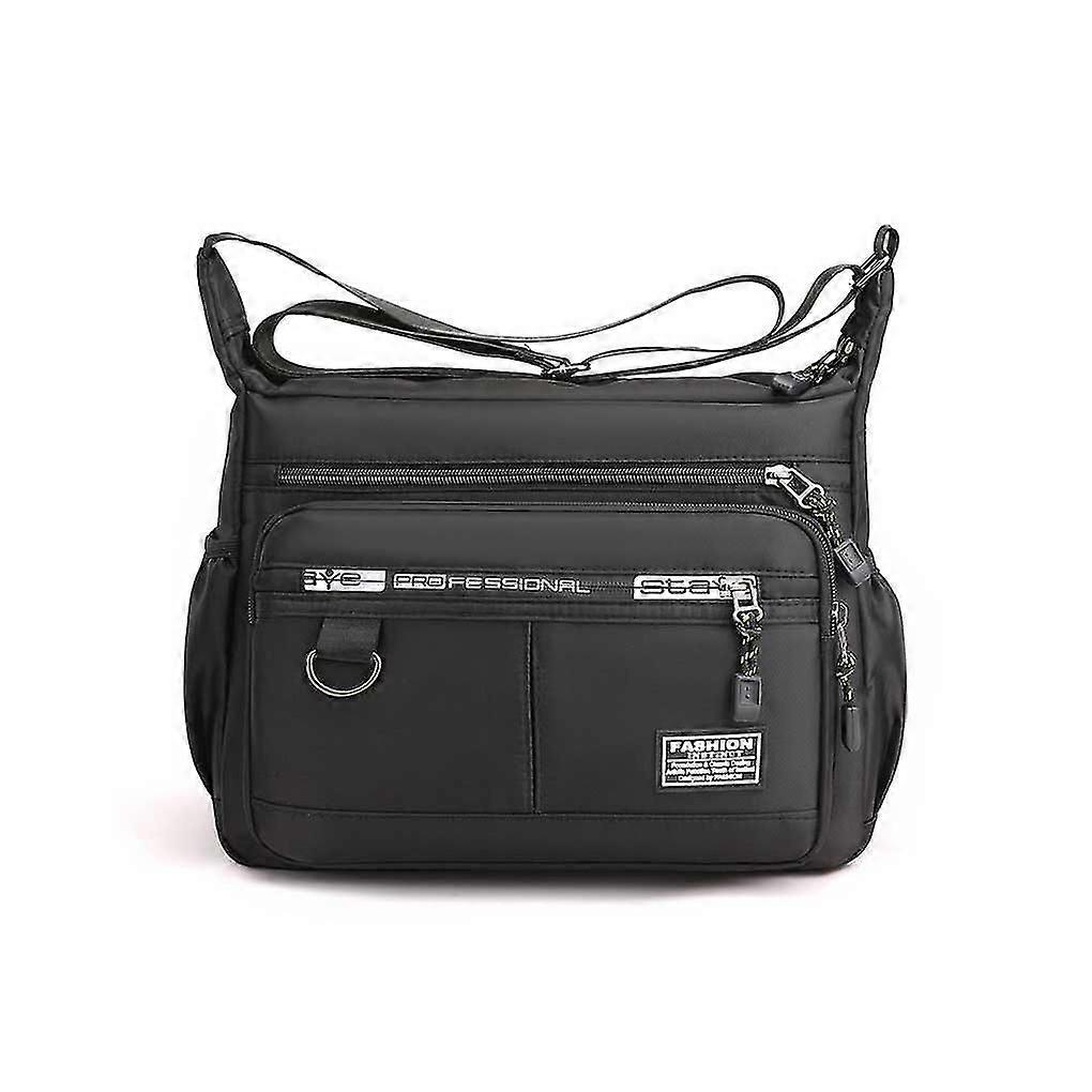 Man Shoulder Bag Crossbody Multi-pockets Casual Business Handbag For