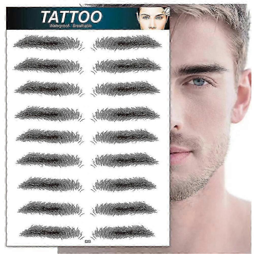 6d cheveux comme sourcil, autocollant de tatouage, faux sourcils, maquillage imperméable à l’eau DKH