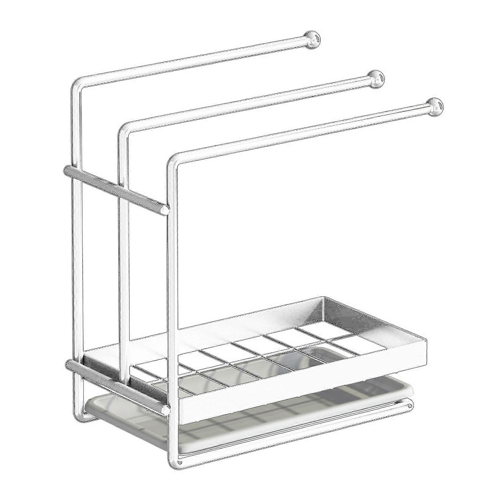 Practical And Stylish Headband Organizer Stand Keeps Hair Ties And Bows Neatly Stored And Easily Accessible White
