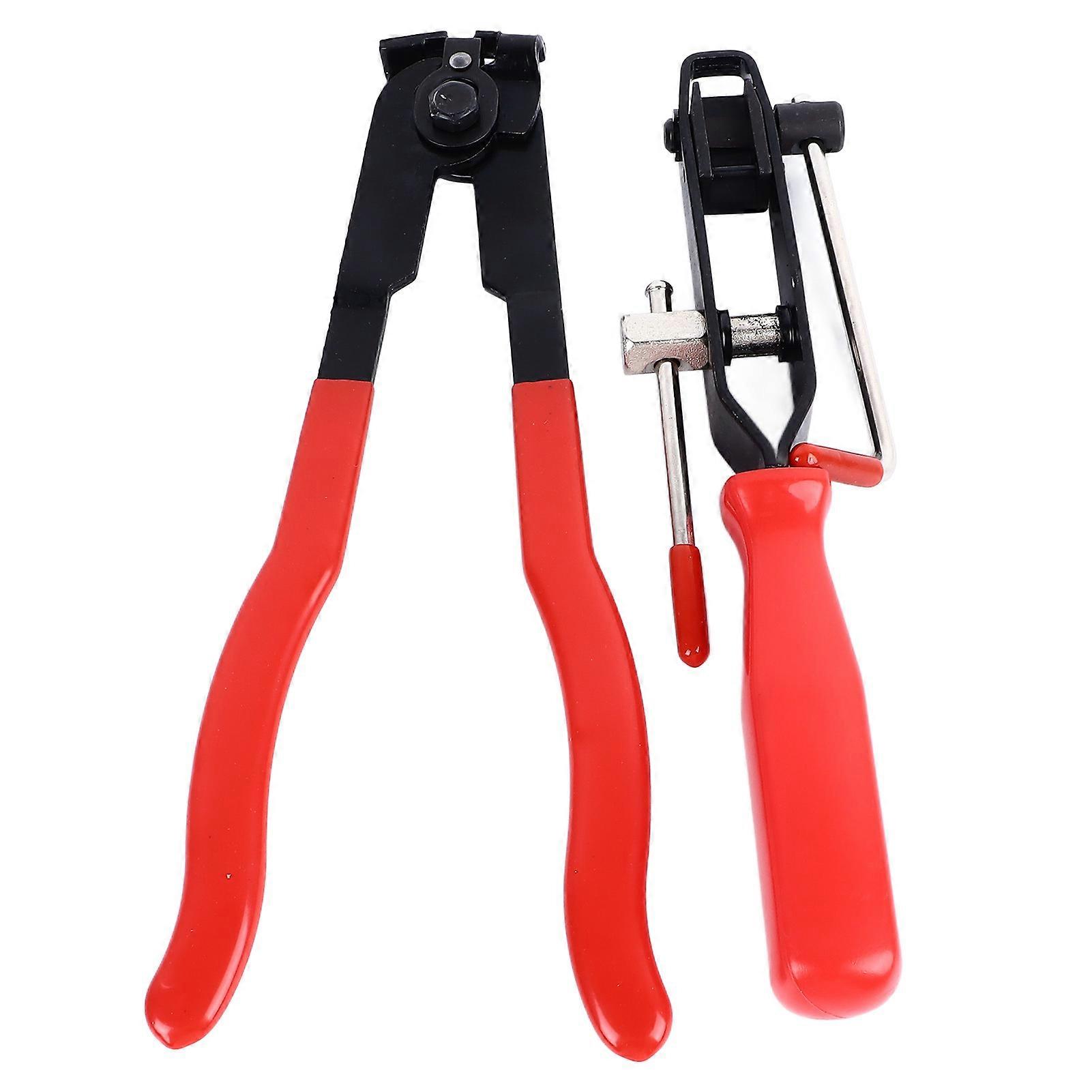 CV Joint Pliers, CV Joint Clamp Set Boot Clamp Pliers Ear Type Clamp Banding Tool Cut Off Pliers for Automobile Repair