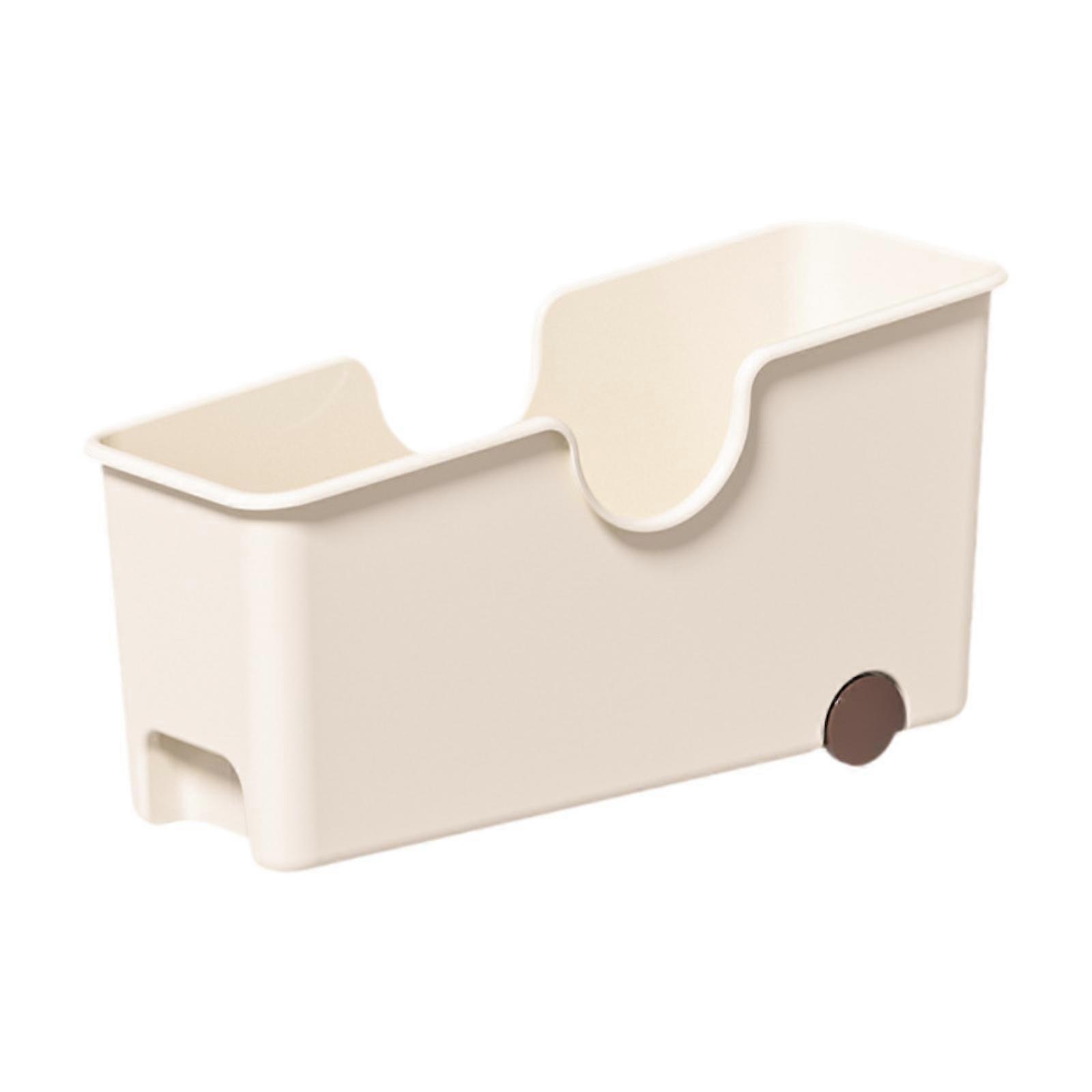 Rolling Storage Bin Storage Container Bin with Wheels Spice Holder Kitchen