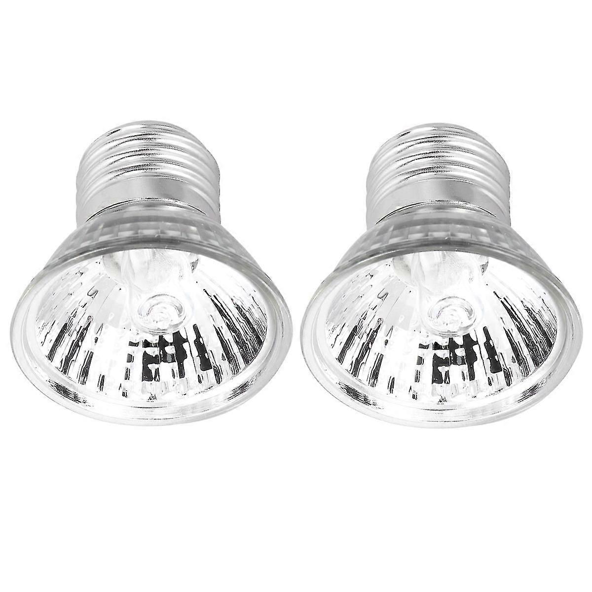 2pcs 25w Uvb+uva3.0 Reptile Lamp Bulb Turtle Basking Uv Light Bulbs Heating Lamp Reptile Sun Light Bulb
