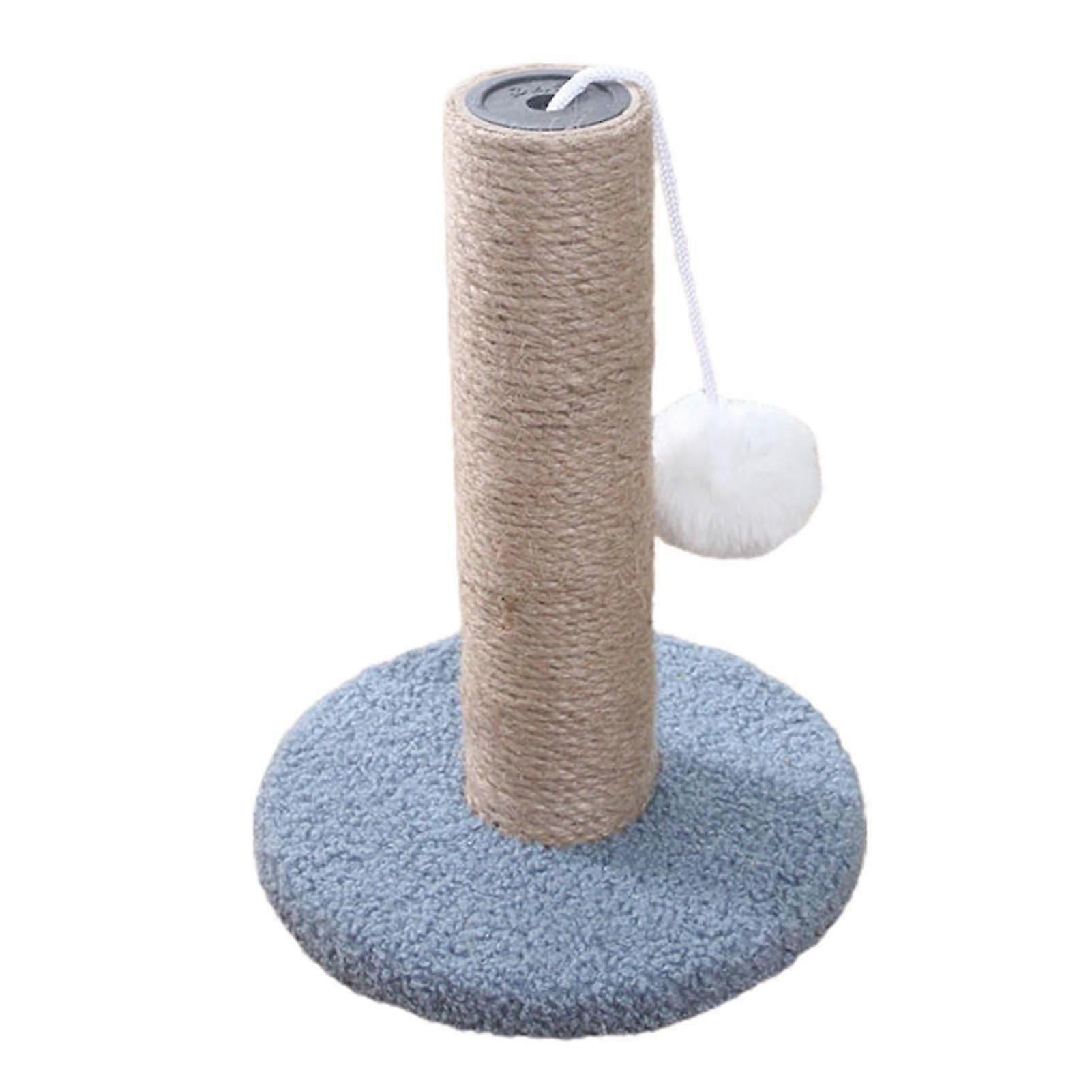 Scratch Resistant Climbing Post Stable Coral Fleece Cute Shape Comfortable Cats Scratching Post for Indoor