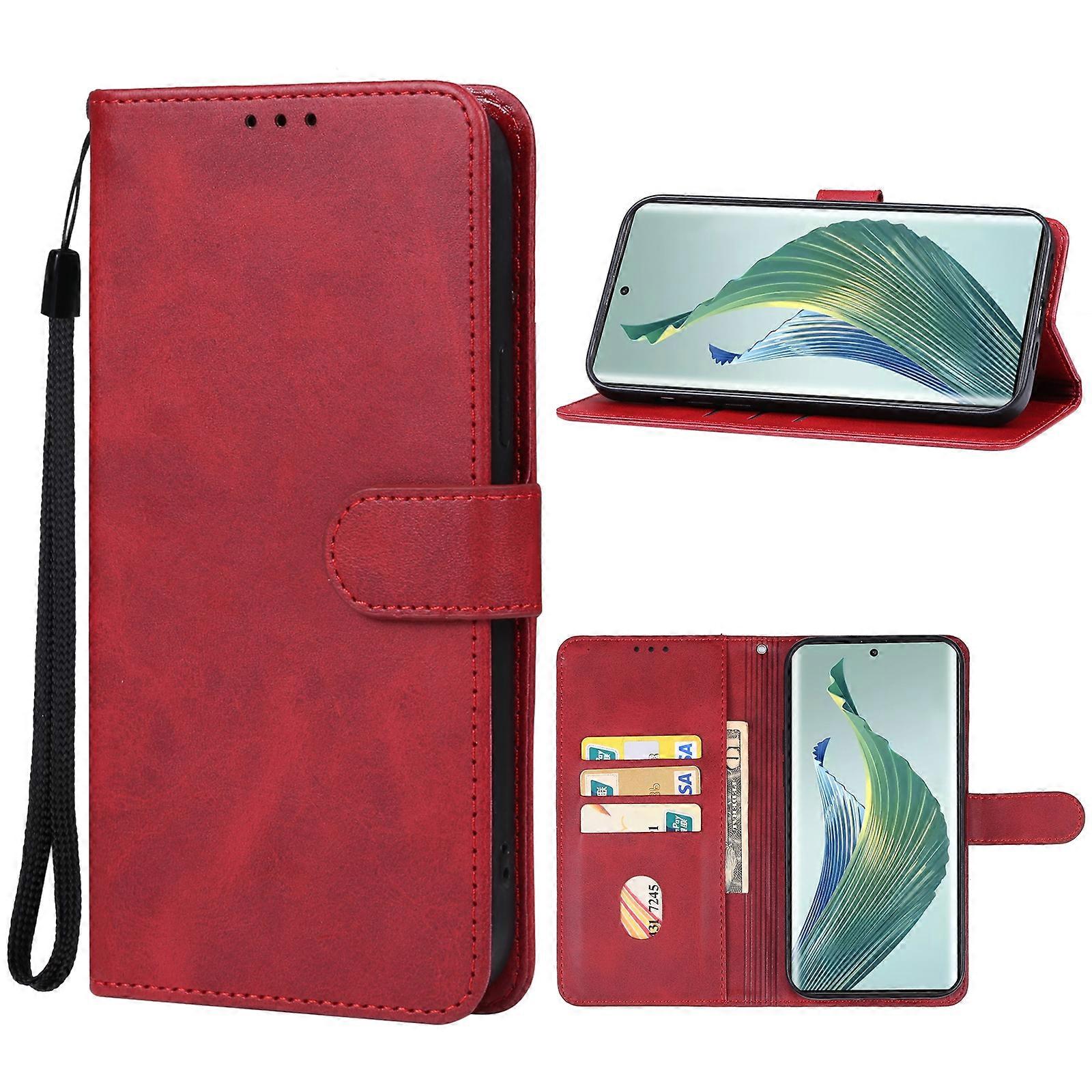For Honor Magic 5 Lite Leather Phone Case