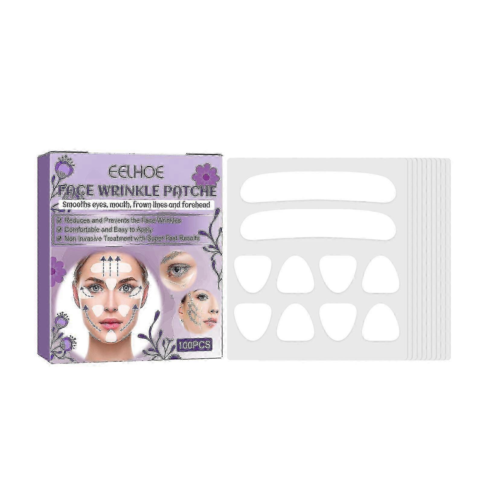 av rynkeplaster i ansiktet, fast