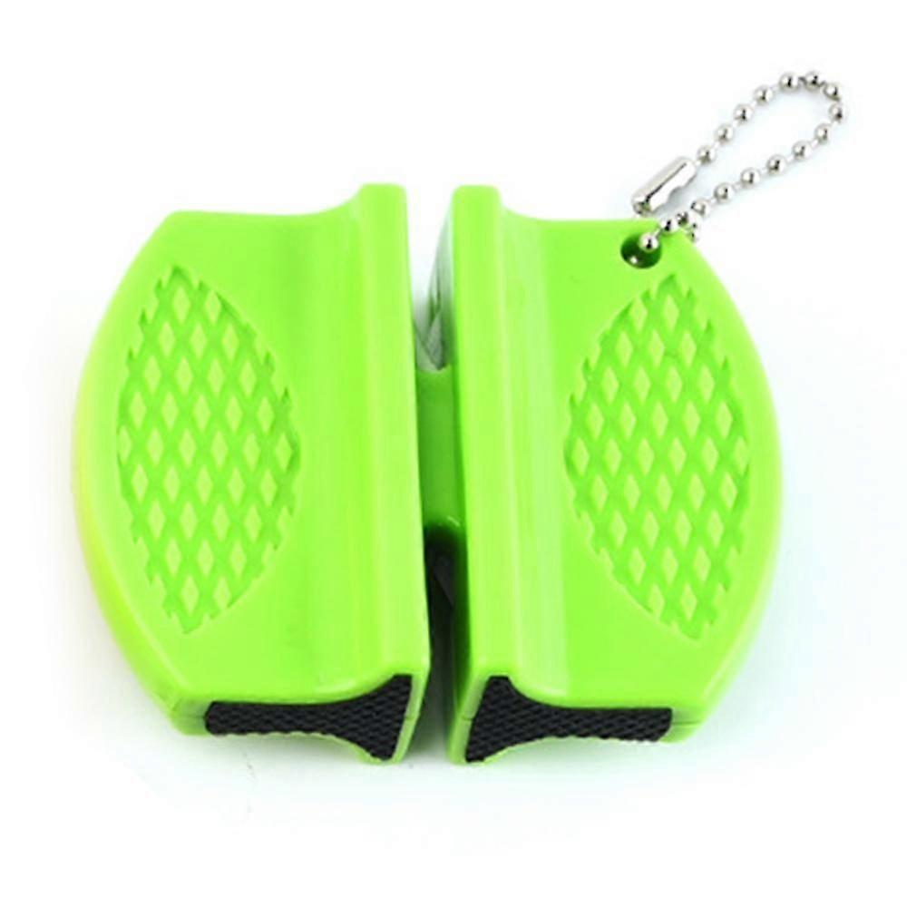 Knife Sharpener, Kitchen Knife, Safety Convenient Comfortable Hanging Design For Kitchen Knife - Green