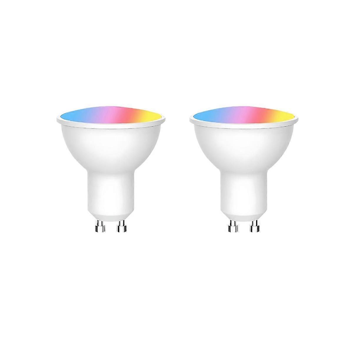 Tuya WiFi GU10 Smart LED Light Bulb Dimmable 6W 220V Smart Life App Control Spotlight Bulb Work wit