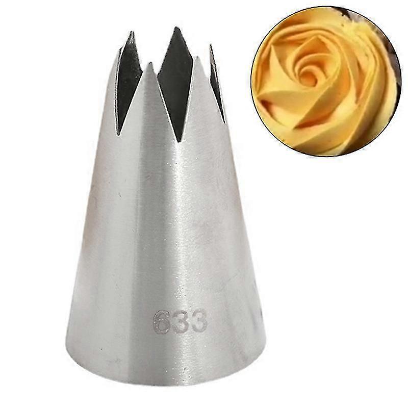 1pc Large Open Star Piping Nozzle Icing Cream Nozzles Bakeware Pastry Tips
