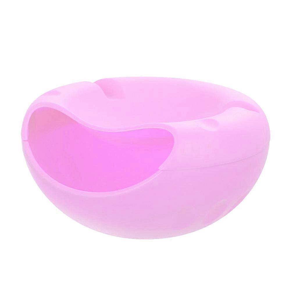 Snacks Storage Box Plastic Double Layer Fruit Container Multi-Functional Phone Holder