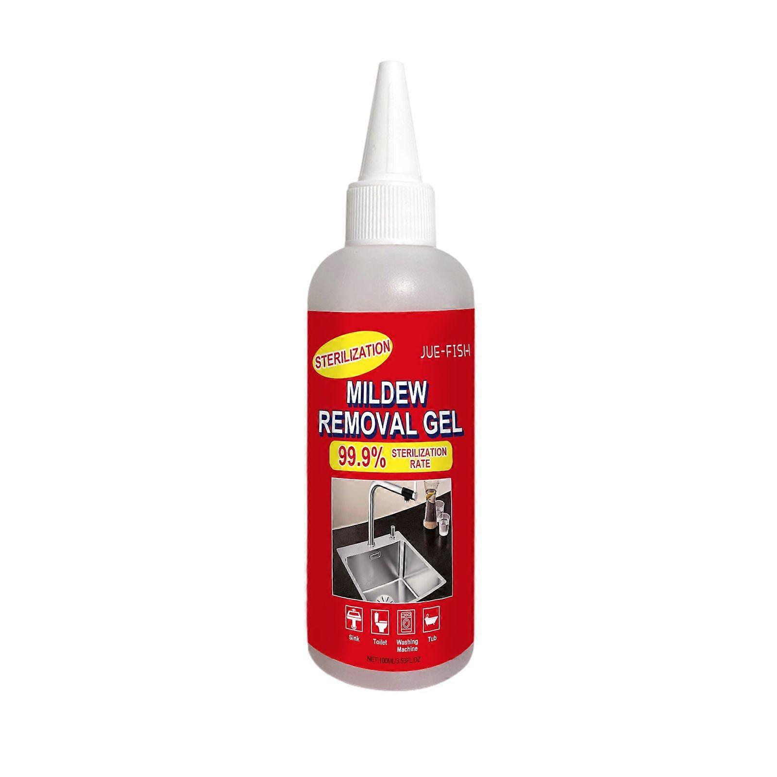 Powerful Mildew Remover Gel - Fast-Acting Mold & Mildew Cleaner for Walls, Tiles & Crevices - Deep Penetrating, Multi-Effect Inhibitor, Safe & Easy to