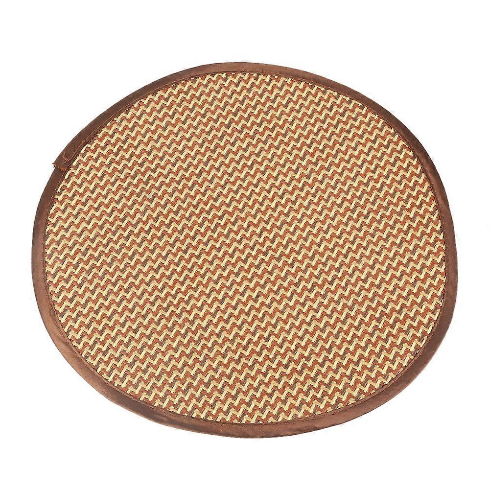 Breathable Pet Bamboo Round Mat Dog Cooling Cushion for Summer, Comfortable Sleeping Pad, Large Size, Eco-Friendly Material