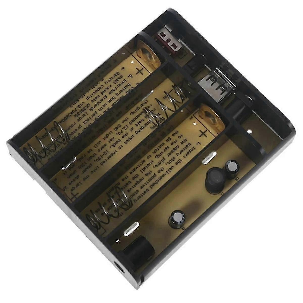 5V 9V 12V Output DIY 18650 Battery UPS Power Supply Box for Car DVR Wireless Router Modem Mobile Phone and More