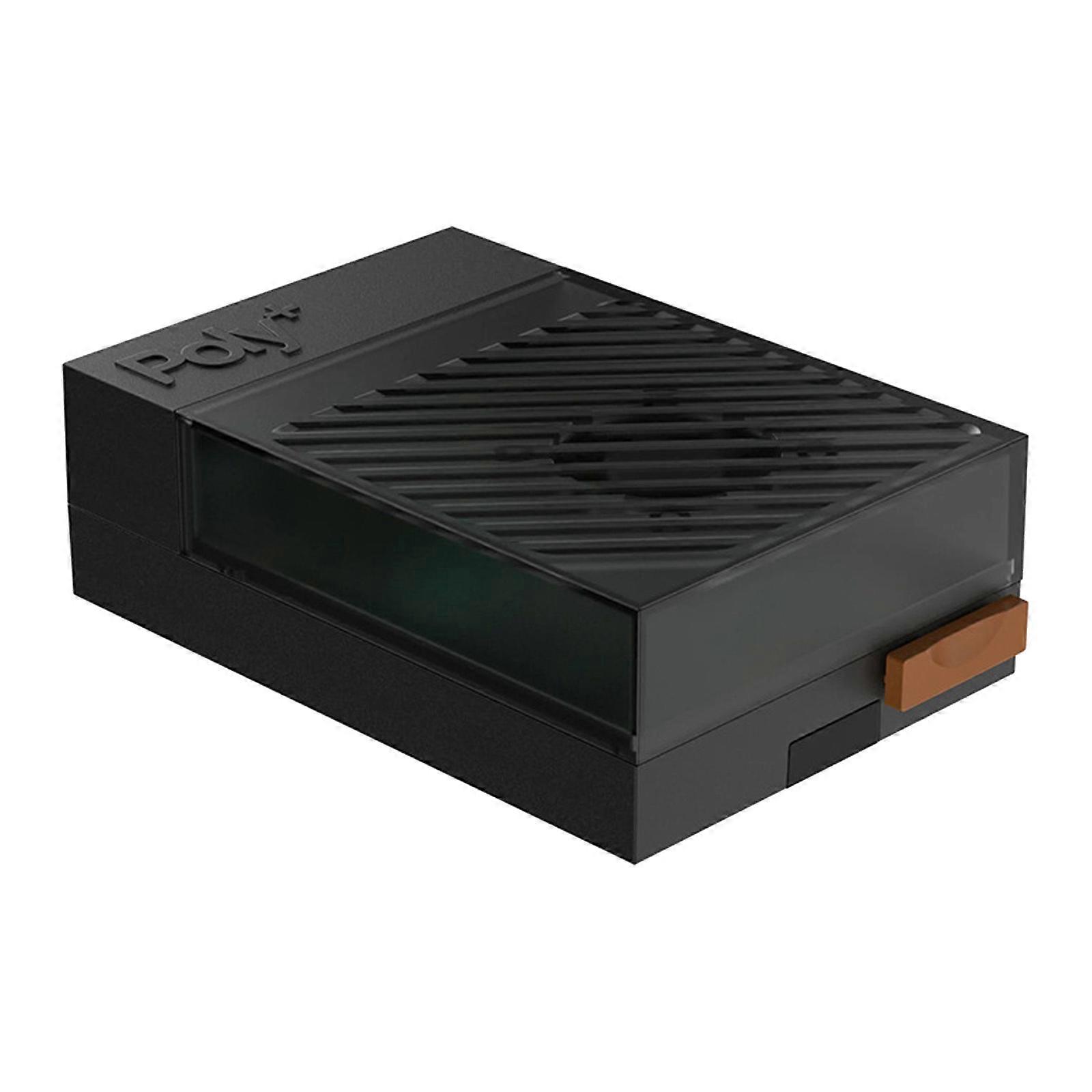 ABS ABS & Metal Pi 5 Case Lightweight Modern Styles ABS & Metal Pi 5 Case with Active Cooling  Easy to Use for Argon Poly+5