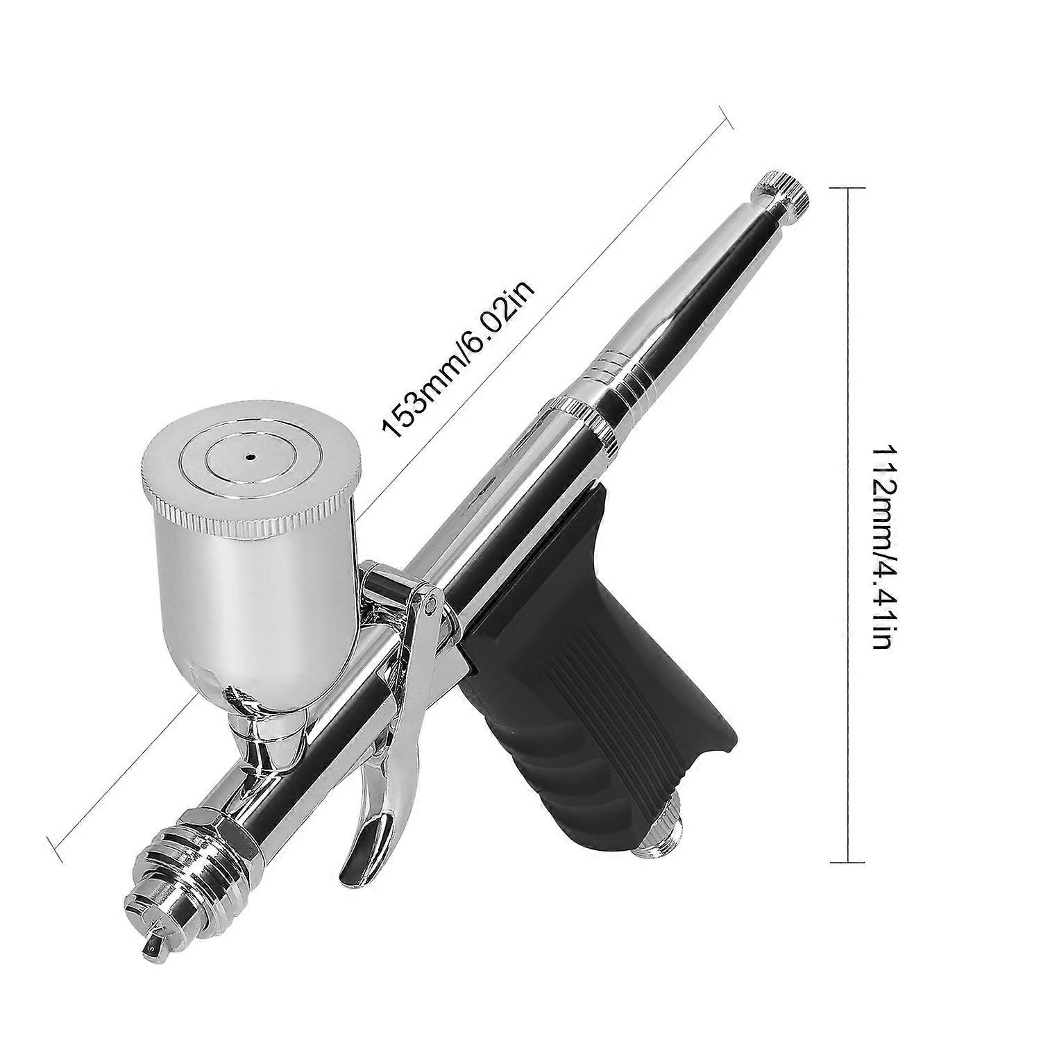 T217B Airbrush Kit Handheld Air Brush with 15CC Paint Cups for Car Model DIY Painting Makeup Nail Ar