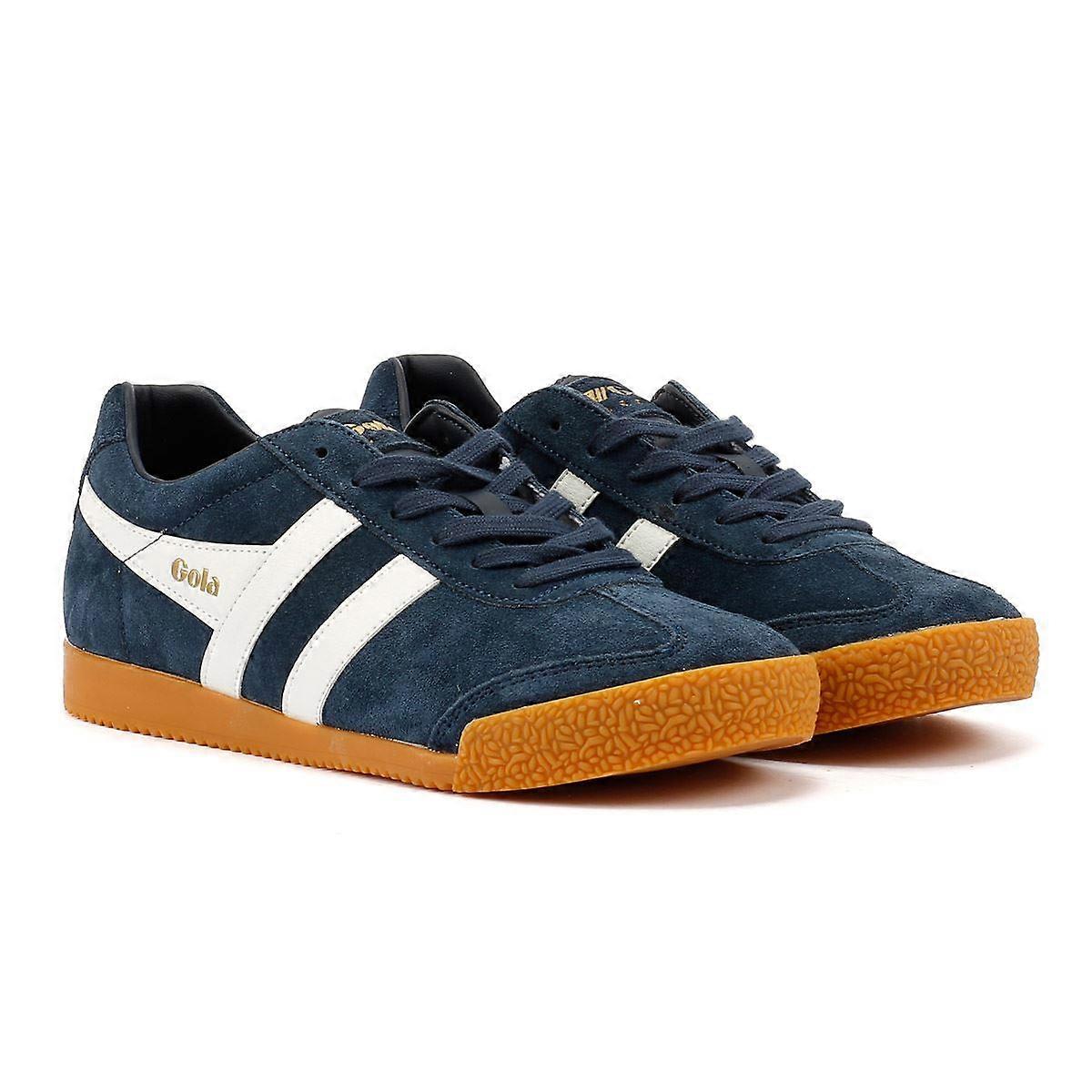 Gola Harrier Suede Women's Navy/White Trainers
